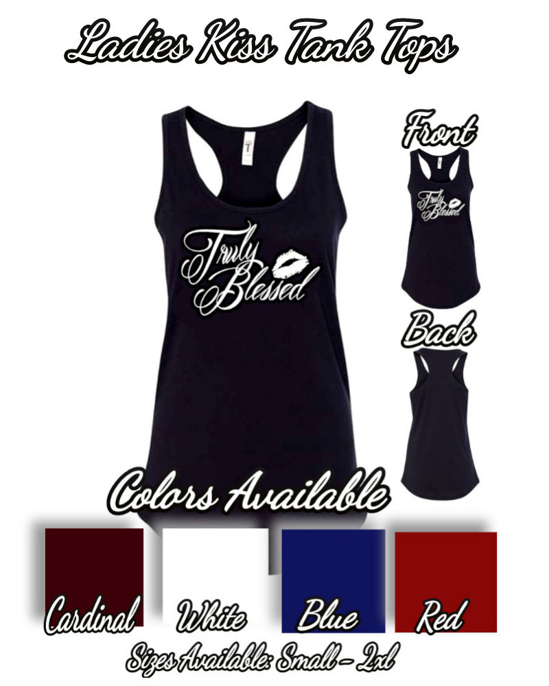 Truly Blessed Ladies Kiss Tank Top