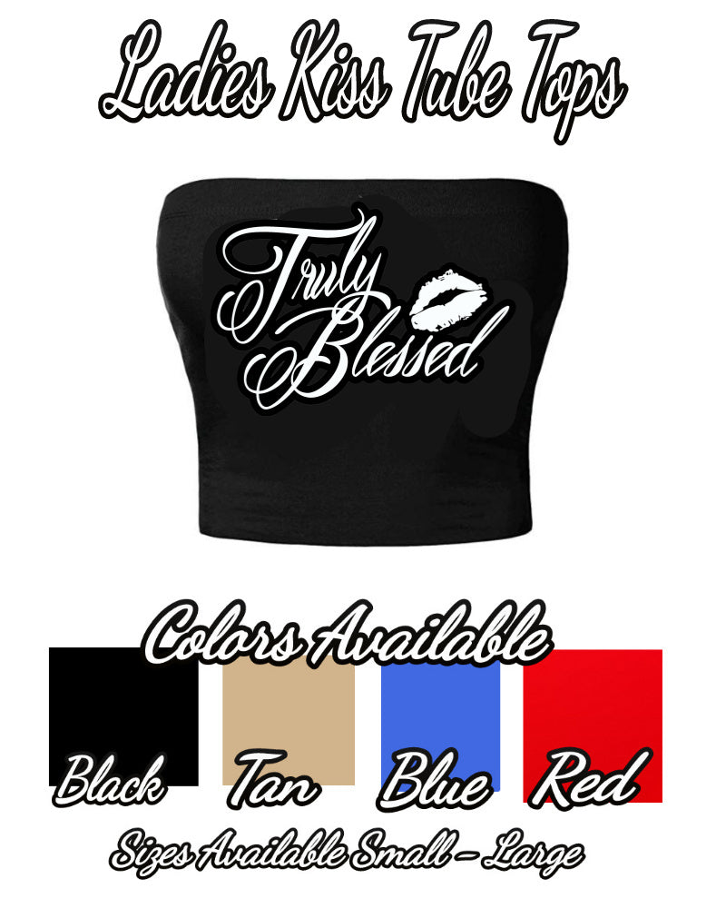 Ladies Kiss Tube Tops