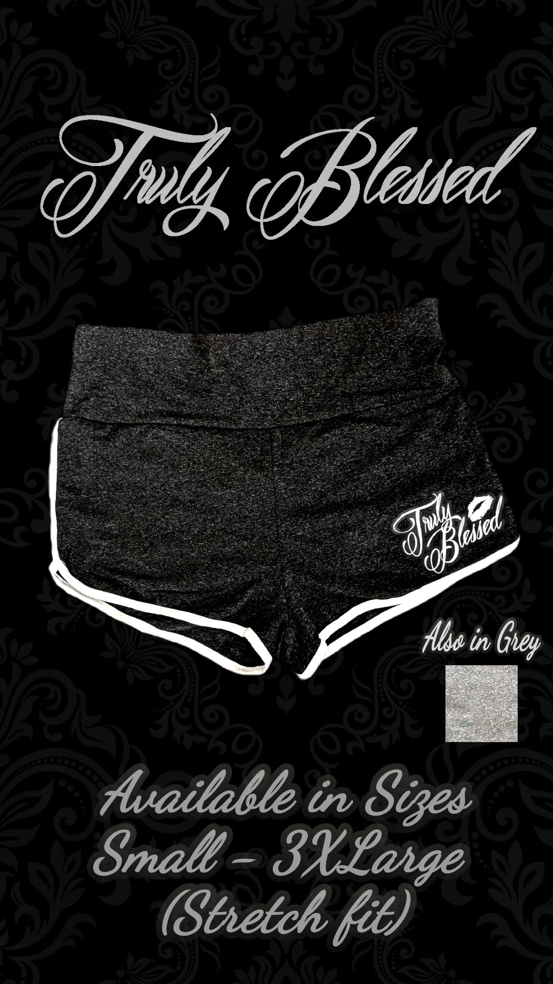 Truly Blessed Stretch fit Shorts