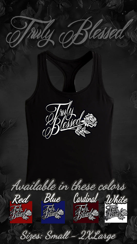 Ladies Rose Razorback Tank Tops